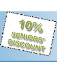 Seniors Discount - ten percent